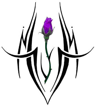 tattoo design with a flower or rose