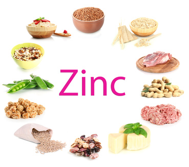 foods containing zinc such as red meat, cereals and beans will eliminate a zinc deficiency